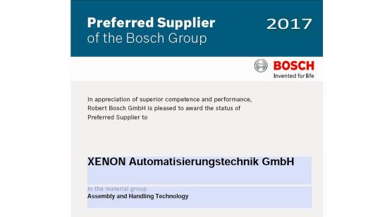 Preferred Supplier Bosch Group